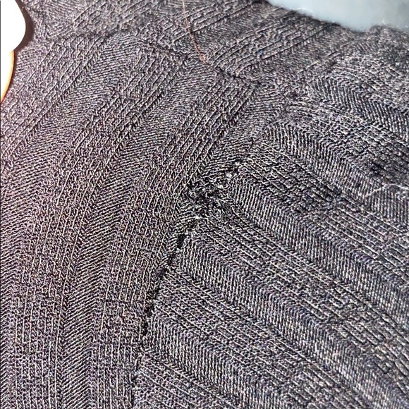 ✨Black long sleeved dress with high slit✨ - Picture 4 of 4